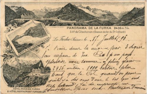 Furka - Vorläufer 1896