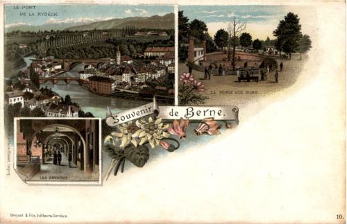 Souvenir de Berne - Litho