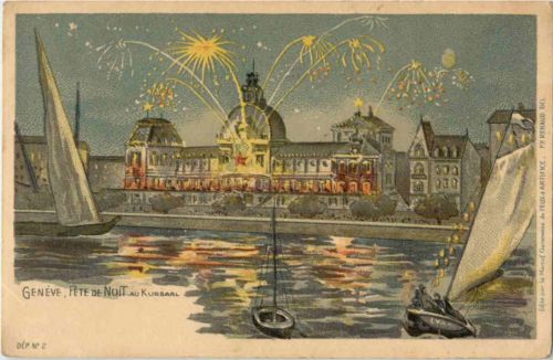Geneve - Fete de Nuit - Litho