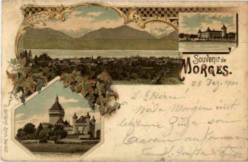 Souvenir de Morges - Litho