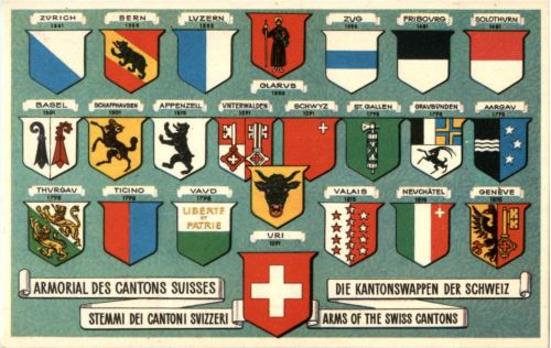 Suisse - Kantonswappen