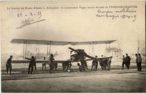 Belfort - Aeroplane du Lieutnenant Sippe