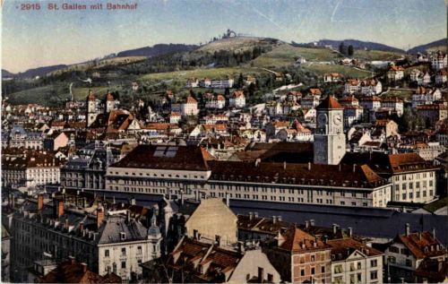 St. Gallen mit Bahnhof
