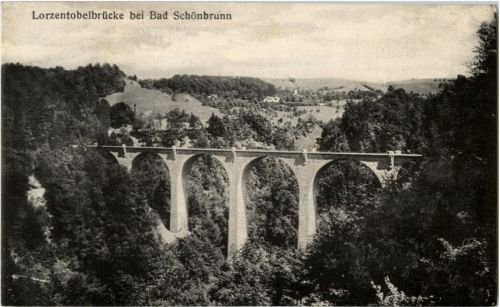Lorzentobelbrücke bei Bad Schönbrunn