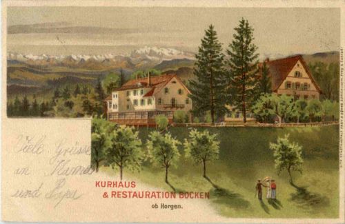 Bocken ob Horgen - Litho