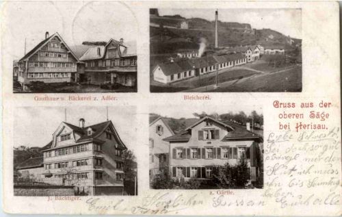 Herisau - Gruss aus der oberen Säge