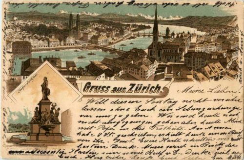Zürich - Litho 1897