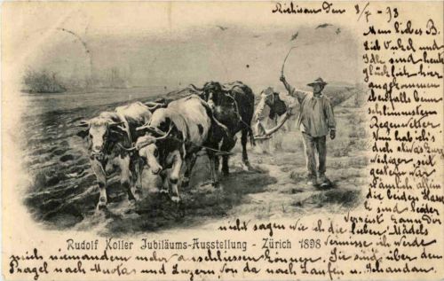 Zürich - Rudolf Koller Jubiläums Ausstellung 1898