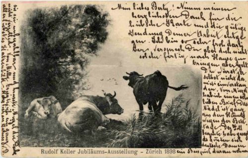 Zürich - Rudolf Koller Jubiläums Ausstellung 1898