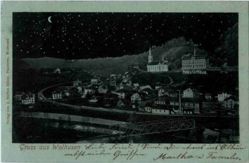 Gruss aus Wolhusen - Litho