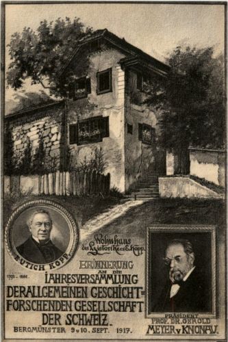 Beromünster - Jahresversammlung Geschichtforschenden Gesellschaft 1917