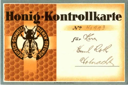 Romanshorn - Honig Kontrollkarte 194850