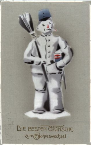 Neujahr - Schneemann