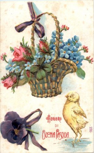 Ostern - Prägekarte