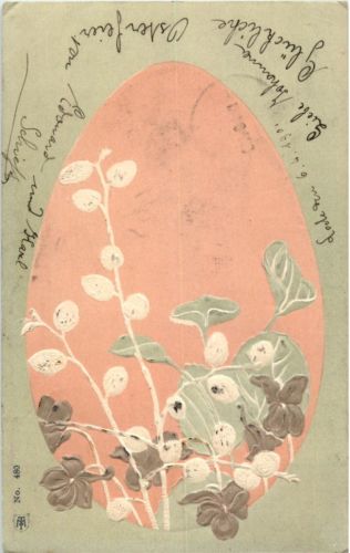 Ostern - Prägekarte