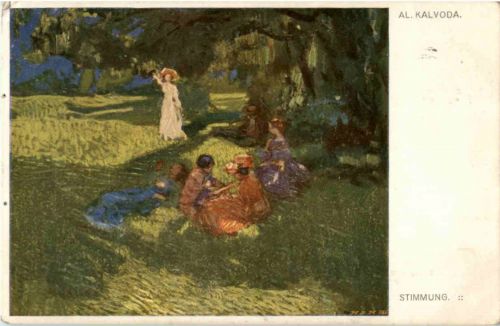 Künstlerkarte - Al. Kalvoda