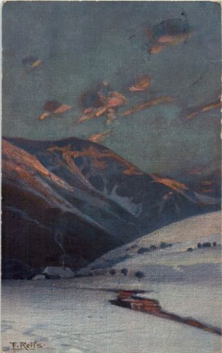 Künstlerkarte Schwarzwald F. Reiss