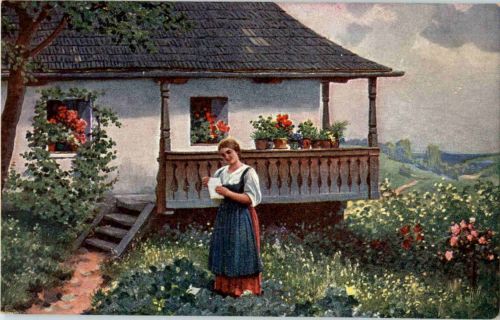 Künstlerkarte sign Ad. Liebscher