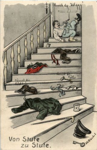 Humor von Stufe zu Stufe