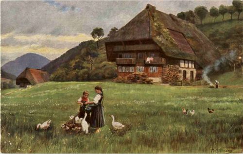 Künstlerpostkarte sign. H. Hoffmann