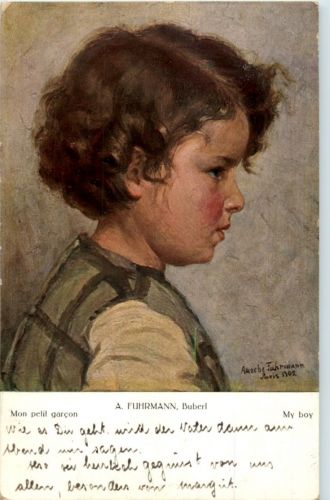 Künstlerkarte - sign. A Fuhrmann