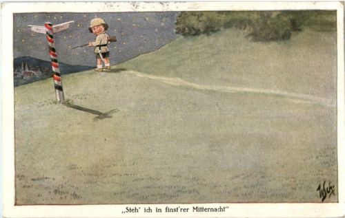 Steh ich in finstrer Mitternacht