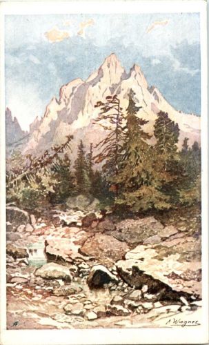 Künstlerkarten sign A. Wagner