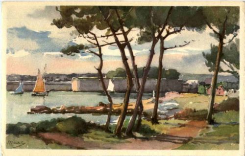 Künstlerkarte - sign. Marc