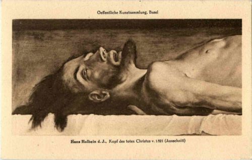 Künstlerkarte - sign. Hans Holbein