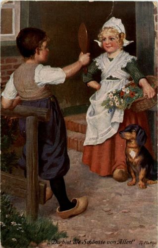 Künstlerkarte - sign. Th. Matthei