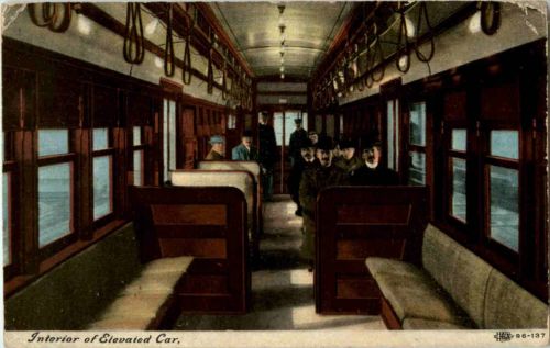 Interior of Elevated Car