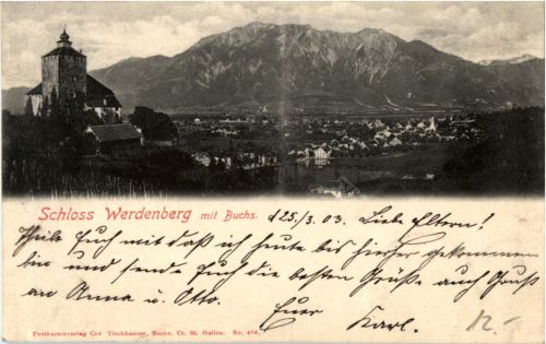 Schloss Werdenberg mit Buchs