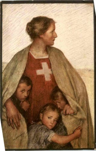 Bundesfeier Postkarte 1917