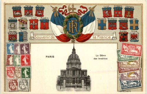 Paris - Litho - Timbres