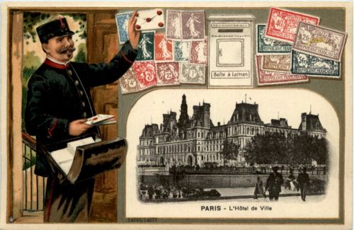 Paris - Litho - Timbres