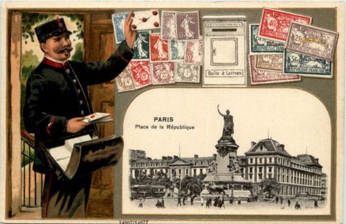 Paris - Litho - Timbres