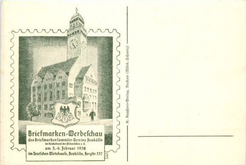 Neukölln - Briefmarken Werbeschau