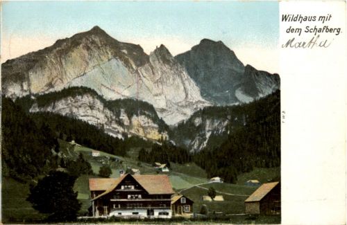 Wildhaus mit dem Schafberg