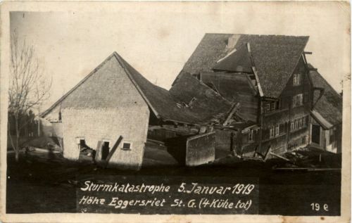 Eggersriet - Sturmkatastrophe 1919