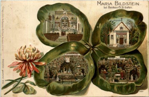 Benken - Gruss von Maria Bildstein - Litho