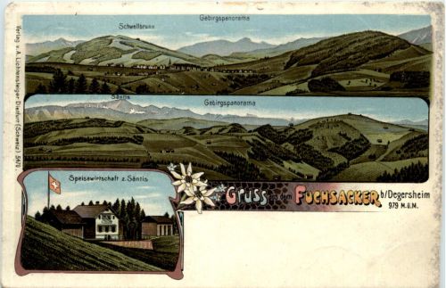 Fuchsacker bei Degersheim - Litho