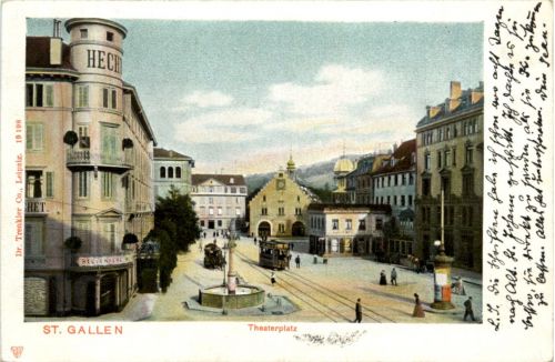 St. Gallen - Theaterplatz