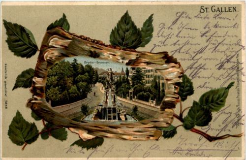 St. Gallen - Prägekarte