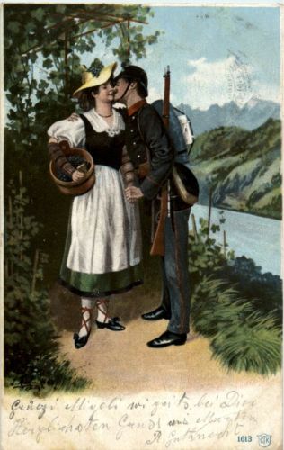 Soldat mit Frau