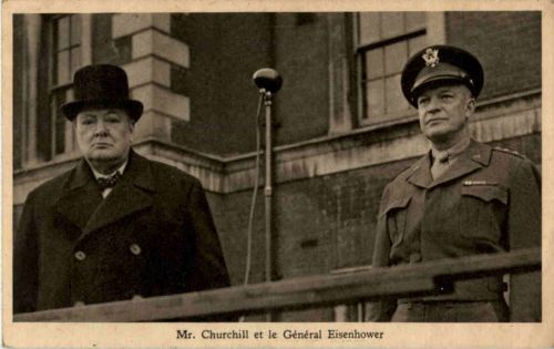 Churchill et General Eisenhower