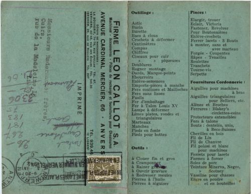 Anvers - Firme Leon Callot