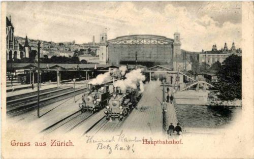 Zürich - Bahnhof - Eisenbahn