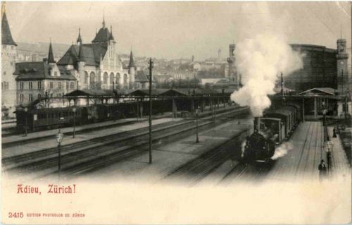 Zürich - Bahnhof - Eisenbahn