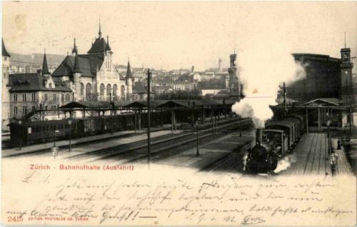 Zürich - Bahnhof - Eisenbahn