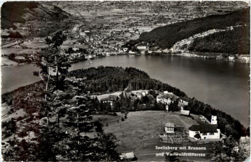 Seelisberg mit Brunnen